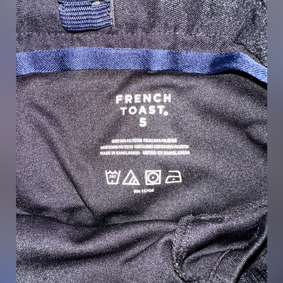 French Toast Girls School Uniform Adjustable Waist 2-Tab Scooter Size 5 - Picture 3 of 3